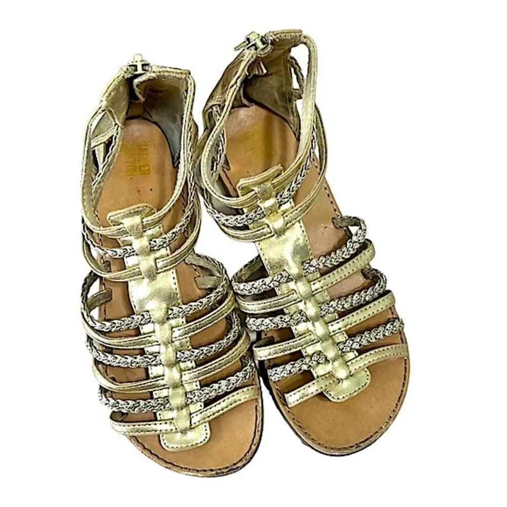 Harper Canyon Tia Gold Strappy Sandals Little Girls 3